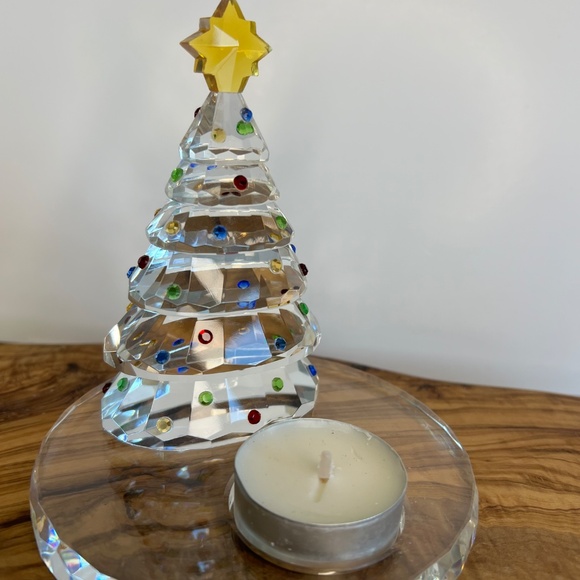 PartyLite Crystal Christmas Tree Tea Light Holder Holiday Decor - Picture 5 of 13